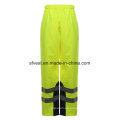 Pantalones impermeables reflectores de alta visibilidad PU de alta visibilidad